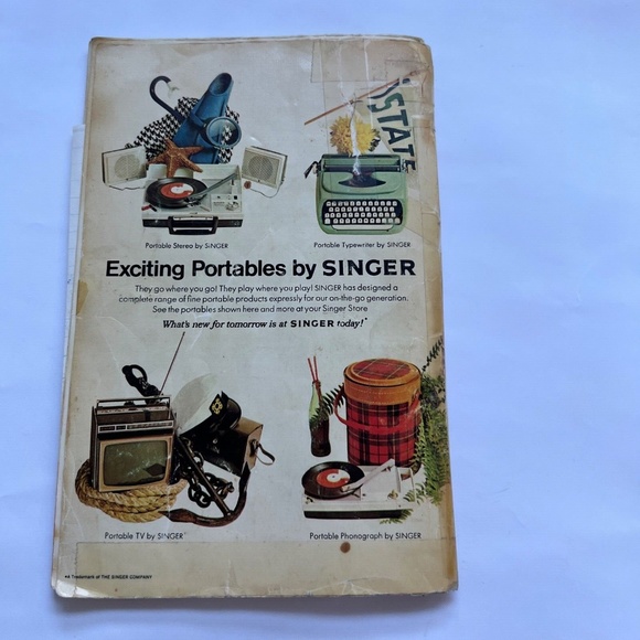 Original Instruction Booklet for Singer Stylist Sewing Machine 1969 Model 478 - Picture 8 of 9